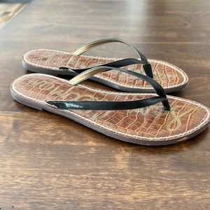 Sam Edelman black flip flops 7.5M